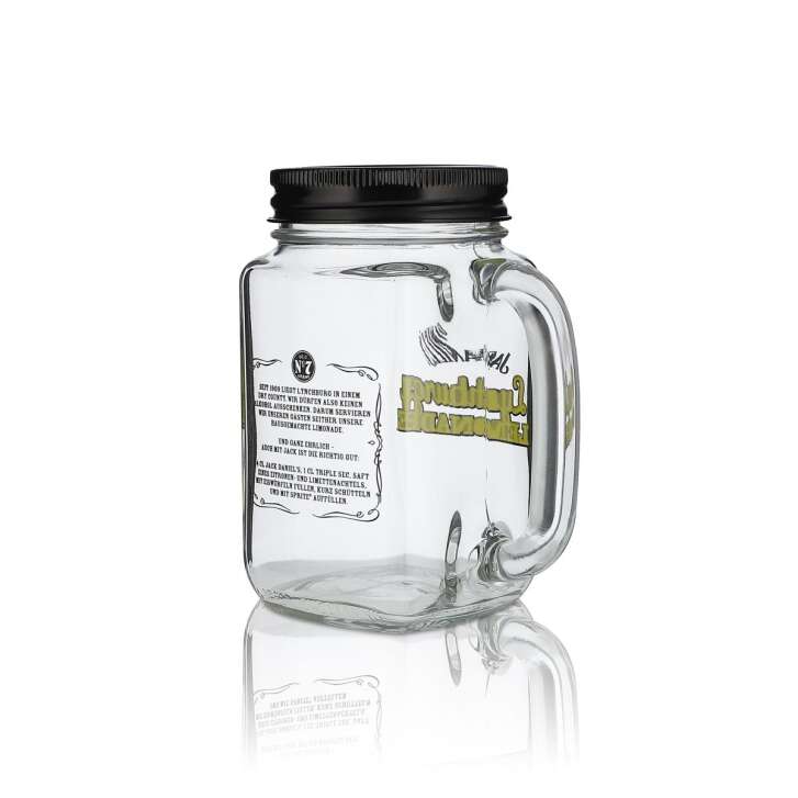 6x Jack Daniels Whisky Lynchburg Lemonade Gläser Cocktail Deckel