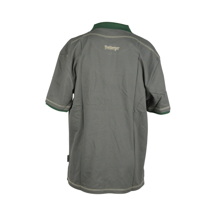 1 Freiberger Bier Poloshirt Größe XXL grau/grün  Freiberger neu