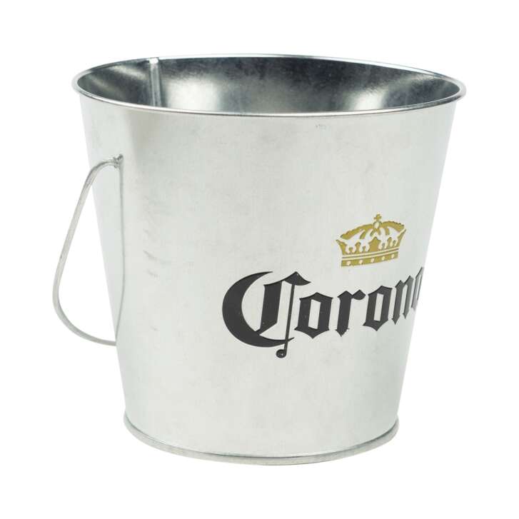 Corona Bier Mini Eiseimer Kühler Eiswürfel 1 Flasche Cooler Beach Metal Ice