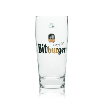6x Bitburger Bier Glas 0,3l Willi Becher Sahm Pils...