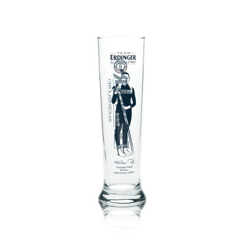Erdinger Weißbräu Bier Glas 0,5l Weizen Alkoholfrei Biathlon Stars Team Gläser