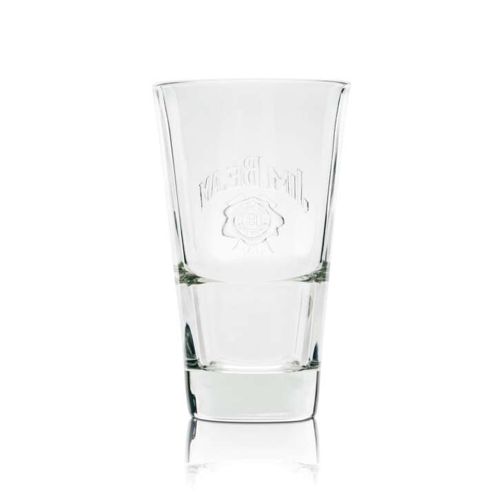 6x Jim Beam Glas 340 ml Stapelbar Longdrink Whiskey Kontur Gläser Geeicht Gastro