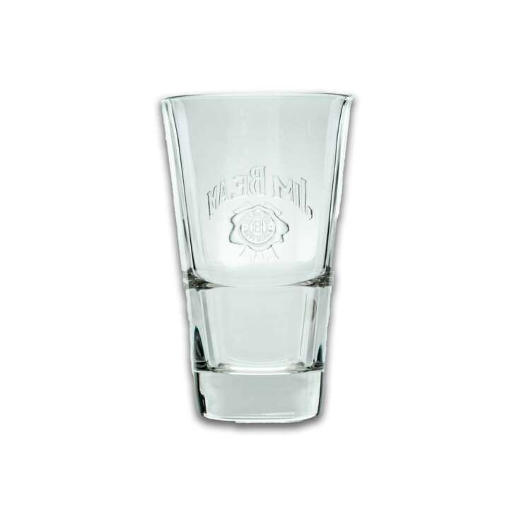 6x Jim Beam Glas 340 ml Stapelbar Longdrink Whiskey Kontur Gläser Geeicht Gastro