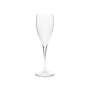 6x Louis Roederer Champagner Glas Fl&ouml;te klein d&uuml;nn Kristallglas