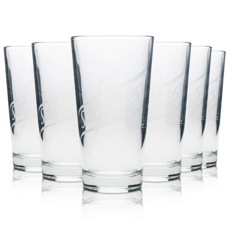 6x Schweppes Mixer Glas Longdrink