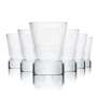 6x Sierra Tequila Glas Shotglas mit Relief