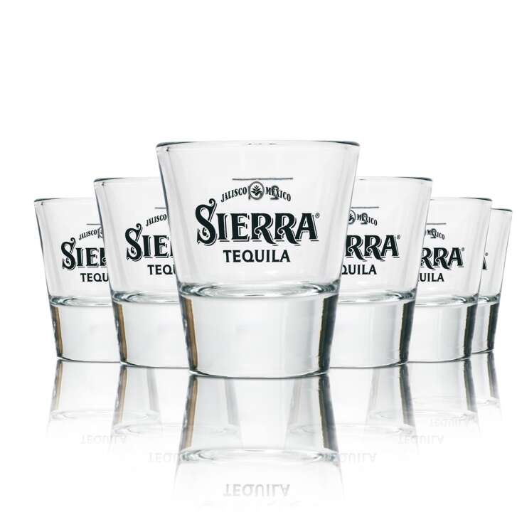 6 Sierra Tequila Gläser 0,3 l Longdrink Glas Set Cocktail Tumbler APS Bar Neu