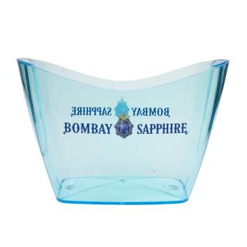 1x Bombay Sapphire Gin Kühler LED blau Magnum