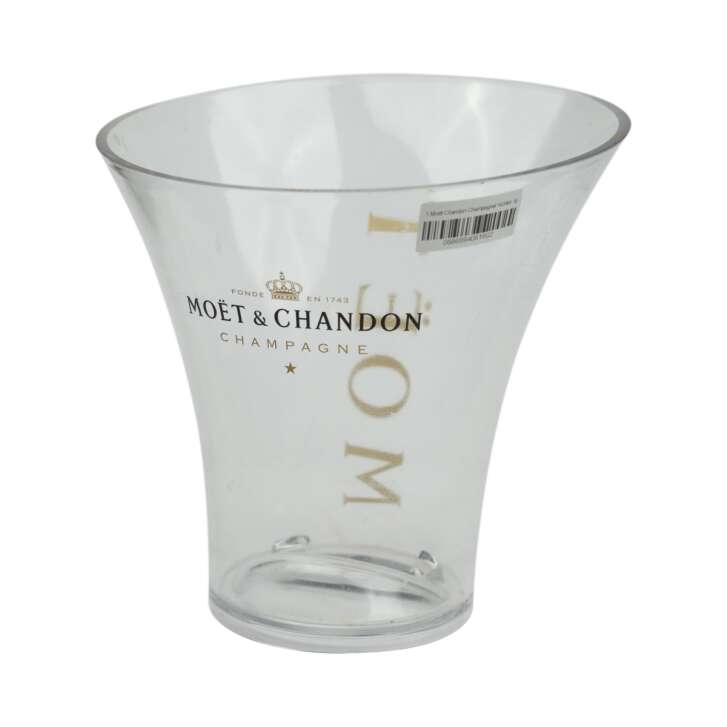 Moet Chandon Champagner Kühler Single gold gebraucht Eiswürfel Flaschen Behälter