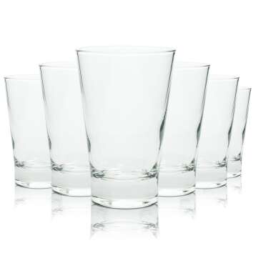 6x Gerolsteiner Wasser Glas 0,27l Longdrink York Rastal...