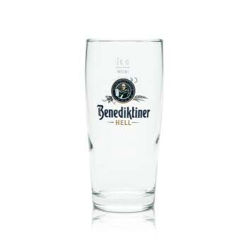6x Benediktiner Bier Glas 0,3l Willi Becher...