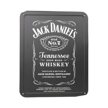 Jack Daniels Whiskey Blechschild 50x40cm "Old No.7" Nostalgie Tafel Wand Metall