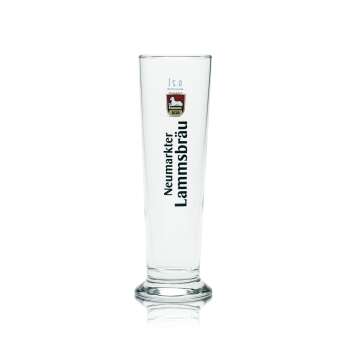 6x Neumarkter Lammsbräu Bier Glas 0,2l Stange Brauerei Gläser Beer Becher