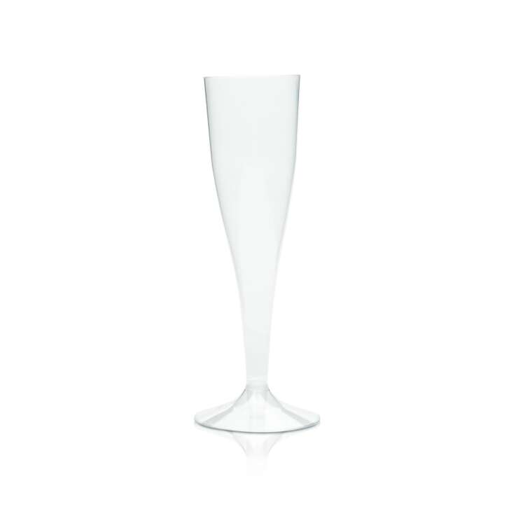 20x Sektgläser Einweg Glas Kunststoff Garten Party Champagner Becher Outdoor