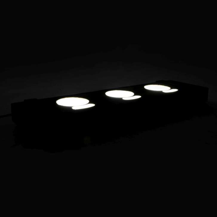 Captain Morgan Rum Glorifier LED 3 Flaschen Display Aufsteller Licht Echtholz