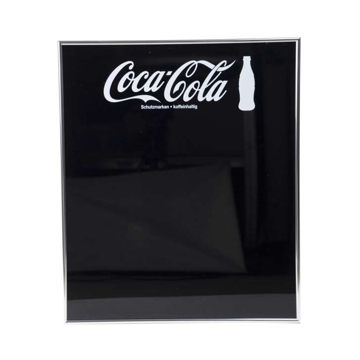 Coca Cola Whiteboard Tafel 60x50 schwarz Stift Marker Schild Reklame Wand Deko