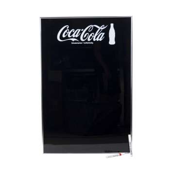 Coca Cola Whiteboard Tafel 90x60 schwarz Stift Marker...