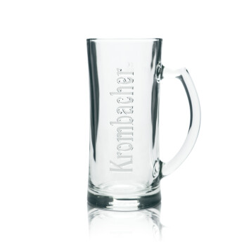 6x Krombacher Bier Glas 0,4l Krug Exklusiv Seidel Rastal Relief Henkel Gläser