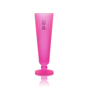 Warsteiner Bier Glas 0,2l Neon Tulpe pink Pokal Sammler Gläser Editio Pride Rosa