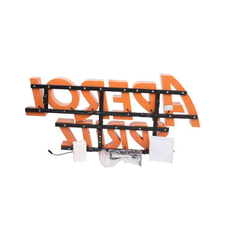 Aperol Spritz Leuchtreklame LED Wand Schild 95x50 Orange Werbung Sign selten!
