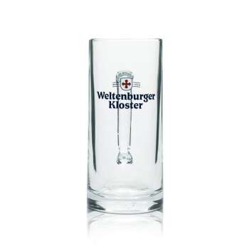 6x Weltenburger Bier Glas 0,5l Krug Franken Seidel Henkel...