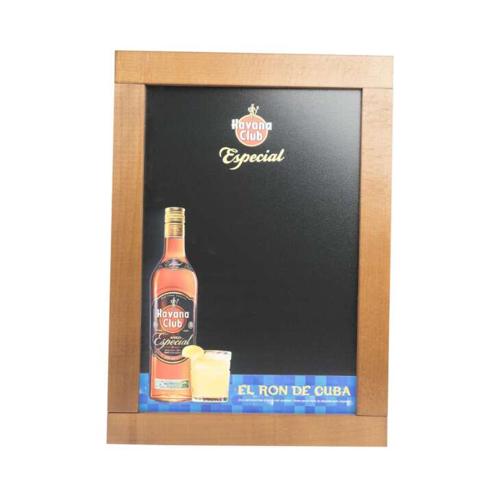 Havana Club Rum Kreidetafel 42x30cm Holzrahmen Especial Menu Schild Wand