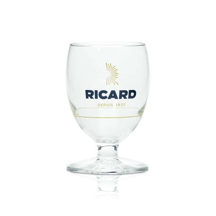 Ricard Glas 0,1l Mini Tulpe Anis Gläser Cocktail Frankreich Bistro Stiel Pokal
