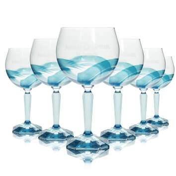 6x Bombay Sapphire Gin Glas Stir Creativity 68cl Gläser Sonderedition Ballon Bar