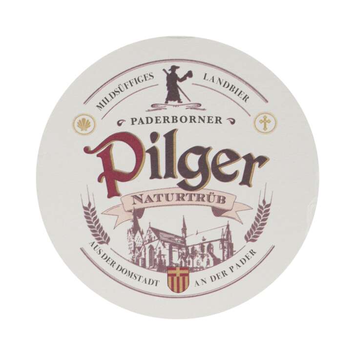 100x Paderborner Pilger Bier Bierdeckel Untersetzer Glas Bierfilz Gastro Tisch