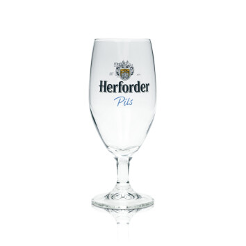 6x Herforder Bier Glas 0,3l Pils Pokal Vienna Sahm Tulpe...