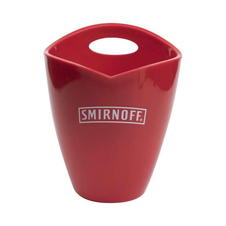 1x Smirnoff Vodka Kühler single rot
