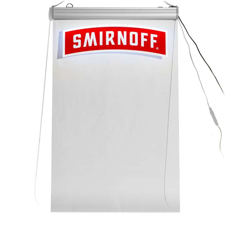 Smirnoff LED Menu Board Leuchtreklame Wall Sign Schreibtafel Menütafel
