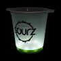 Sourz Likör Kühler LED single grün/weiß Flaschen Eiswürfel Box Behälter Bar