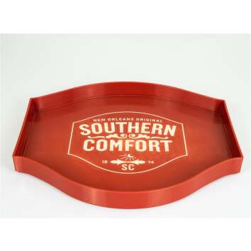 1x Southern Comfort Whiskey Tablett Rot hoher Rand