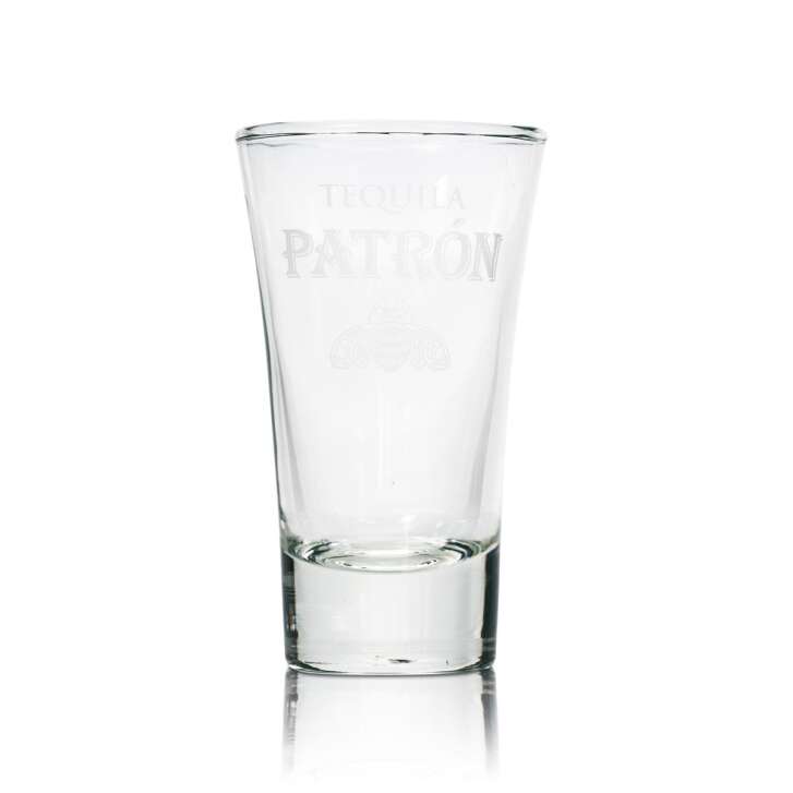 12x Patron Tequila Glas Shotglas normal
