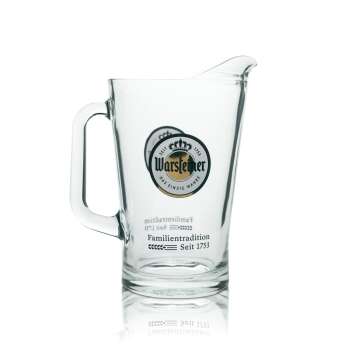 Warsteiner Bier Pitcher 1,5l Karaffe Glas Krug...
