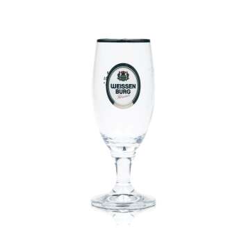 6x Weissenburg Bier Glas 0,2l Pokal Ritzenhoff Gläser Tulpe Brauerei Pilsener