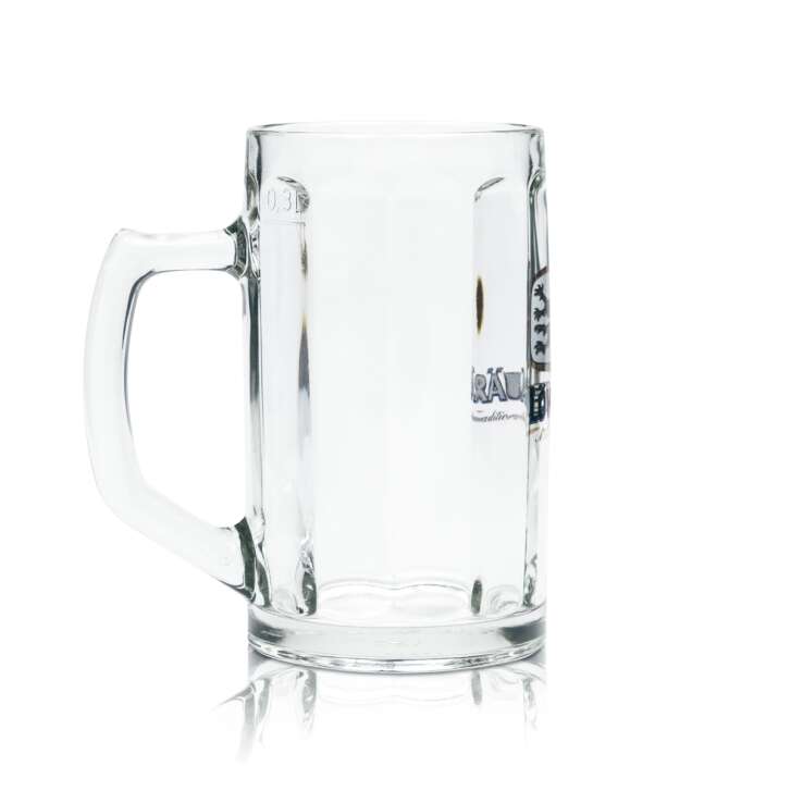 6x Löwenbräu Bier Glas 0,3l Krug Glückauf Rastal Seidel Henkel Gläser Krüge Beer