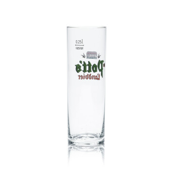 6x Potts Bier Glas 0,25l Kölsch Stange Landbier Gläser Willi Becher Cup Pokal