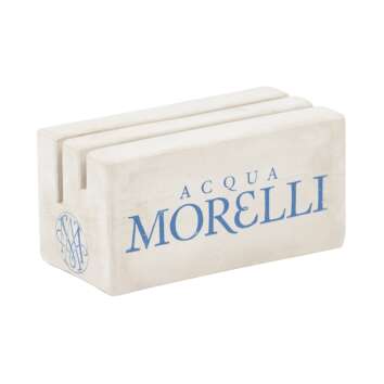 Acqua Morelli Wasser Kartenhalter 10x5 Beton Grau Menu Tischaufsteller Gastro