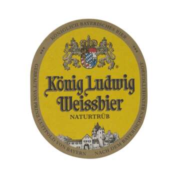 70x König Ludwig Bier Bierdeckel Weissbier Untersetzer Glas Bierfilz Naturtrüb