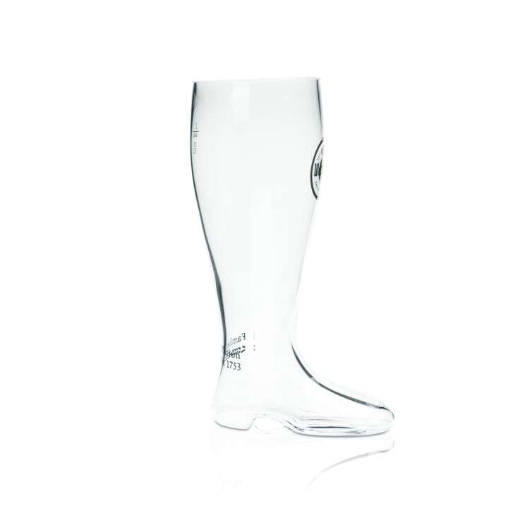 Warsteiner Bier Stiefel Glas 2l XL Gläser Party JGA Fußball Schuh Humpen Krug