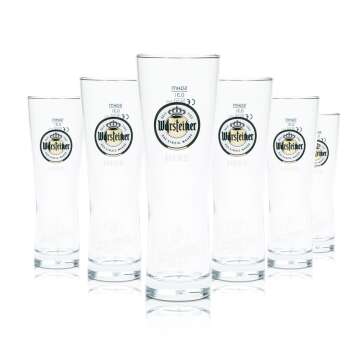 6x Warsteiner Bier Glas 0,3l Herb Cup Becher Gläser...