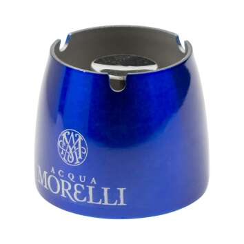 Acqua Morelli Aschenbecher Edelstahl Blau 6,5cm...
