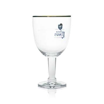 Pater Linus Bier Glas 0,5l Abbey Pokal Goldrand...