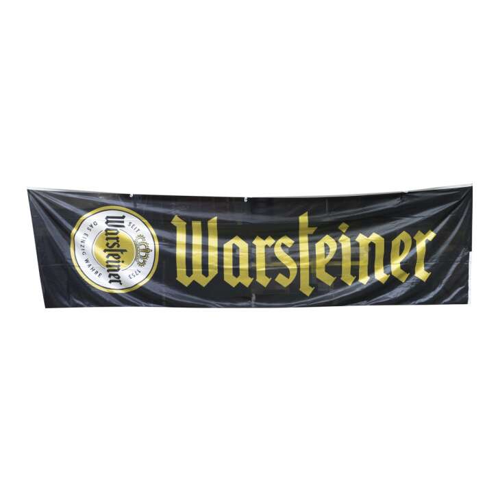 Warsteiner Flagge Fahne Banner 120x375cm Bier Gastro Pub Festival Werbe Deko