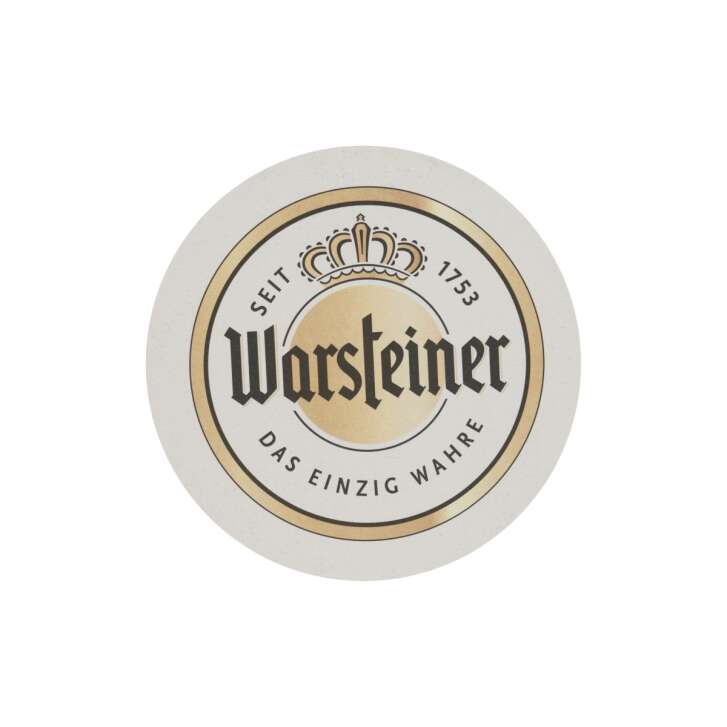 100x Warsteiner Bierdeckel 11cm Ø Untersetzer Glas Bierfilz Gastro Tisch Deko