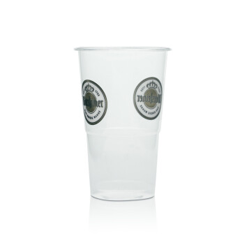 74x Warsteiner Bier Einweg Becher 0,3l Festival Gläser Kunststoff Plastik Cup
