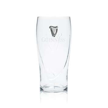 6x Guinness Bier Glas 0,5l Gravity Pint Relief Tulip...