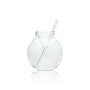 Campari Spritz Glas 0,35l Ballon Tumbler Festive Gläser Trinkhalm Deckel Nosing
